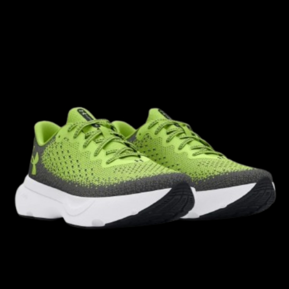Under Armour HOVR Infinite Running Mens Size 10.5 Morph Green Black White